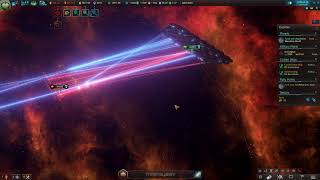 Stellaris  Test 1  34 ships lost [upl. by Yesrej]