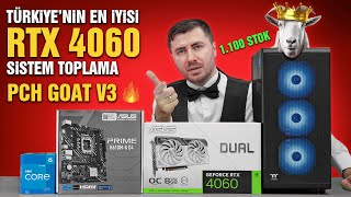 15999 TL ASUS RTX 4060 PC Toplama  PCH GOAT V3 [upl. by Averill]