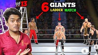 6 Giants ladder match  WWE 13 [upl. by Ettore369]