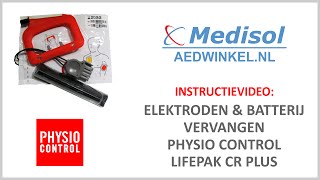 PhysioControl Lifepak elektroden en batterij vervangen [upl. by Porte308]