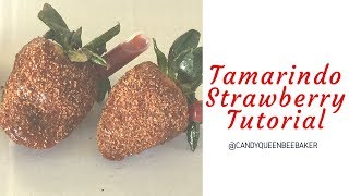 How to make a Tamarindo strawberry [upl. by Eirahcaz]