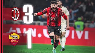 Giroud reaches double digits 🔟⚽  AC Milan 31 Roma  Highlights Serie A [upl. by Islek]