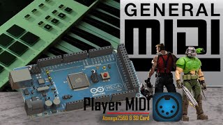 MIDI Player cu Atmega2560 si SD Card [upl. by Ellatnahc]