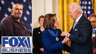 YOU GOT WHAT YOU WANTED Sen Fetterman sounds off on Pelosi for blaming Biden [upl. by Norman]