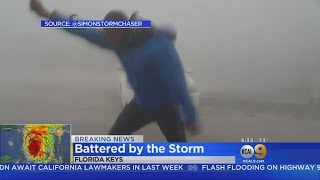 Storm Chaser Captures UNBELIEVABLE Images As Irma Makes Landfall [upl. by Dagna]