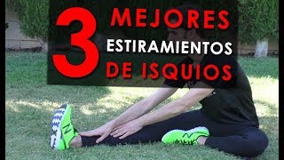 Los 3 mejores estiramientos de Isquiotibiales  Pasos [upl. by Absa708]