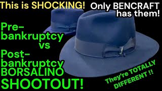 PRE BANKRUPTCY BORSALINO vs POST BANKRUPTCY Same Model amp ColorSide by Side  Bencraft Has ‘em [upl. by Meilen340]