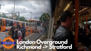 London Overground Full Journey Richmond  Stratford [upl. by Bernardo]