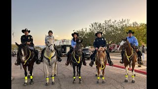 BCPD Mounted Unit at Best Dam Wine Walk  November 2024 [upl. by Lal592]