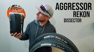 Lets Talk Maxxis Rear Tires  Aggressor vs Dissector vs Rekon [upl. by Axel]