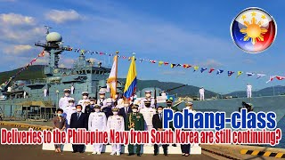 The Philippine Navys second Pohang class delivery from South Korea continues [upl. by Chucho]