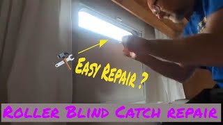 Motorhome Blind Catch Repair Dometic Remis Seitz DIY fix [upl. by Irena]