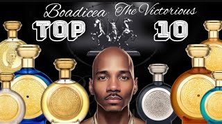 My Top 10 Boadicea the victorious Fragrances [upl. by Ahsiekit]