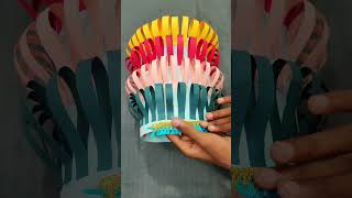 Flower Vase Craft  Paper Flowers  Home Decor [upl. by Ahael]