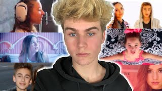 Reacting To ALL Of Mackenzie Zieglers Songs amp Covers MUST WATCH Best Reaction 2018 [upl. by Ormond]