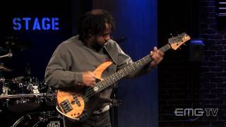 Victor Wooten wows with his performance of The Lesson solo live on EMGtv [upl. by Payton]