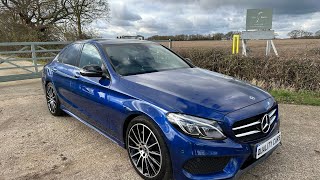 2018 MercedesBenz C200 AMG Line Premium Plus Walk Around qcarscouk [upl. by Einnil]