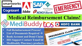 TCS Medibuddy Medical Claims Reimbursement  Domiciliary Claim 6000 Cashless products tcs claim [upl. by Lorollas893]