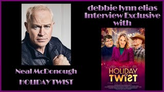 NEAL McDONOUGH delivers comedic fun and Christmas cheer with HOLIDAY TWIST  Exclusive Interview [upl. by Yrrum]