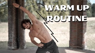 WARM UP ROUTINE BEFORE WORKOUT  Quick and Effective  Rowan Row [upl. by Lairbag514]