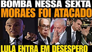 BOMBA MORAES ACABA DE SER ATACADO LULA ENTRA EM DESESPERO BOLSONARO RASGA O VERBO CONTRA MORAES [upl. by Aleacem]