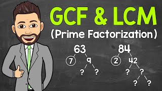 How to Find the GCF and LCM using Prime Factorization  Math with Mr J [upl. by Fenny]