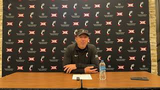 Bearcats HC Satterfield after 3423 loss to Colorado on the road [upl. by Jenesia]