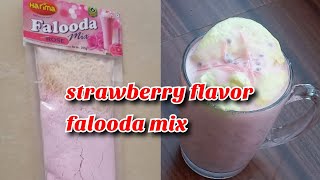 strawberry flavor falooda mix recipe in tamil [upl. by Mokas921]