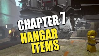 LEGO Star Wars The Force Awakens  Chapter 7 ALL Hangar item locations  The Resistance [upl. by Ellerey17]