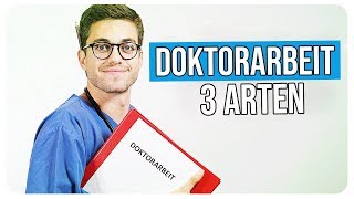 Medizinstudium  3 Arten von Doktorarbeiten  Doc Mo [upl. by Rourke76]