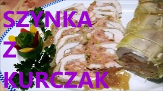 Szynka z kurczaka jak zrobić przepis filmy kulinarne [upl. by Nylatsirhc]