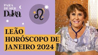 LEÃO  JANEIRO de 2024 MÁRCIA FERNANDES faz PREVISÕES para o SIGNO [upl. by Tatianas]