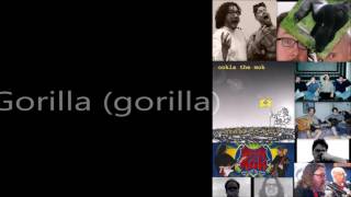 Lyrics video for the song Gorilla gorilla from the CD Smell No Evil [upl. by Ellehcyt]