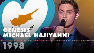 GENESIS  MICHAEL HAJIYANNI Cyprus 1998 – Eurovision Song Contest HD [upl. by Anisor714]