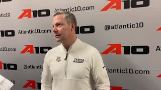 22 VCU basketball coach Ryan Odom after 6962 win over Fordham in Atlantic 10 tournament second [upl. by Uhile]