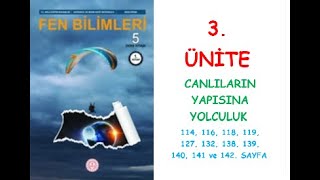 5 SINIF FEN BİLİMLERİ DERS KİTABI MEB YAYINLARI 3 ÜNİTE CANLILARIN YAPISINA YOLCULUK [upl. by Koa]