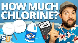 How Much CHLORINE Should You Add to a POOL  Swim University [upl. by Roselin]