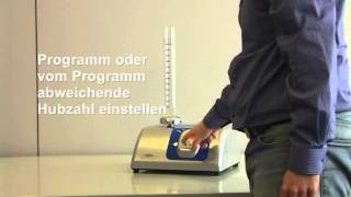 Stampfvolumeter Typ STAV II Bedienung Engelsmann [upl. by Omlesna]