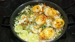 Quick ampEasy Biryani for guests  Anda Dum Biryani Egg Biryani [upl. by Netsruk561]