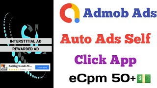 admob ads self click app  google admob self earning trick  admob ads show on sketchware [upl. by Cassie]