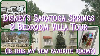 Explore Disneys Saratoga Springs A Luxurious TwoBedroom Villa Tour  Villains and Vice [upl. by Melas]