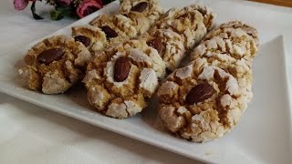 BISCOTTI ALLE MANDORLE  buoni e facili Con pochi ingredienti biscotti faciledolce [upl. by Lledualc]