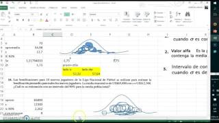 Aplicación estimación por intervalos de confianza en Excel [upl. by Selrahcnhoj]