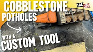 Cobblestone Potholes w A Custom Tool [upl. by Sallyann]