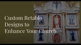 Discover Retablos Artistry Elevate Your Churchs Aura [upl. by Ahsiakal]