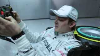 Nico Rosberg erklärt seine Sitzposition [upl. by Lunn999]