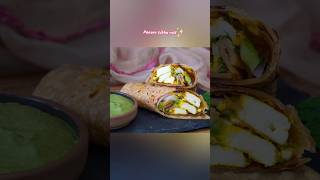 Paneer tikka roll youtubeshorts recipe paneerrecipe shorts [upl. by Ruff887]