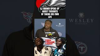 NFL Star AJ Brown Opens Up About His Suicide Thoughts [upl. by Aital326]