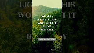 You are light let it shine I Am Bible Affirmations God is With You  Sabina christjesus [upl. by Nnairek562]