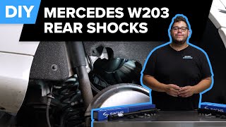 Mercedes C280 Rear Shock Replacement DIY 20032007 MercedesBenz W203 C240 C320 C350 4Matic [upl. by Rhtaeh66]